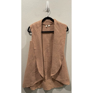 MOTH Peach Open Wool Cardigan
